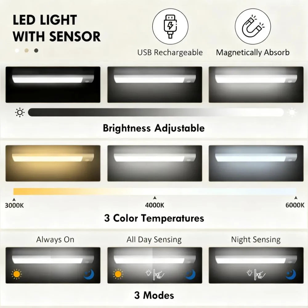 71" Large Pantry Cabinet, 6-Door & Drawer Design with LED Lights